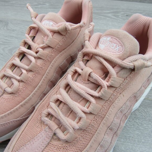 Nike Air Max 95 Sneakers Size 6Y Coral Pink Stardust  *USED* - Picture 4 of 12